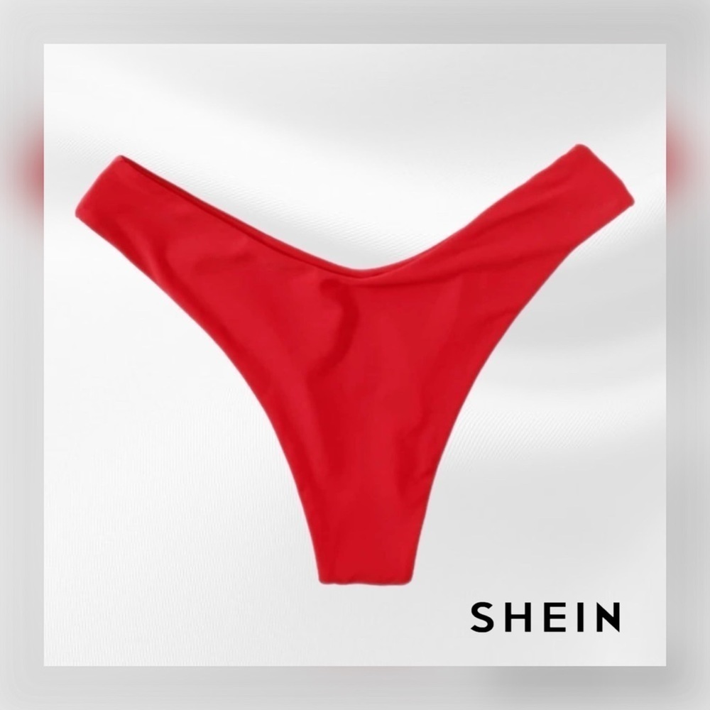 👙SHEIN || High Rise Bikini Bottoms-